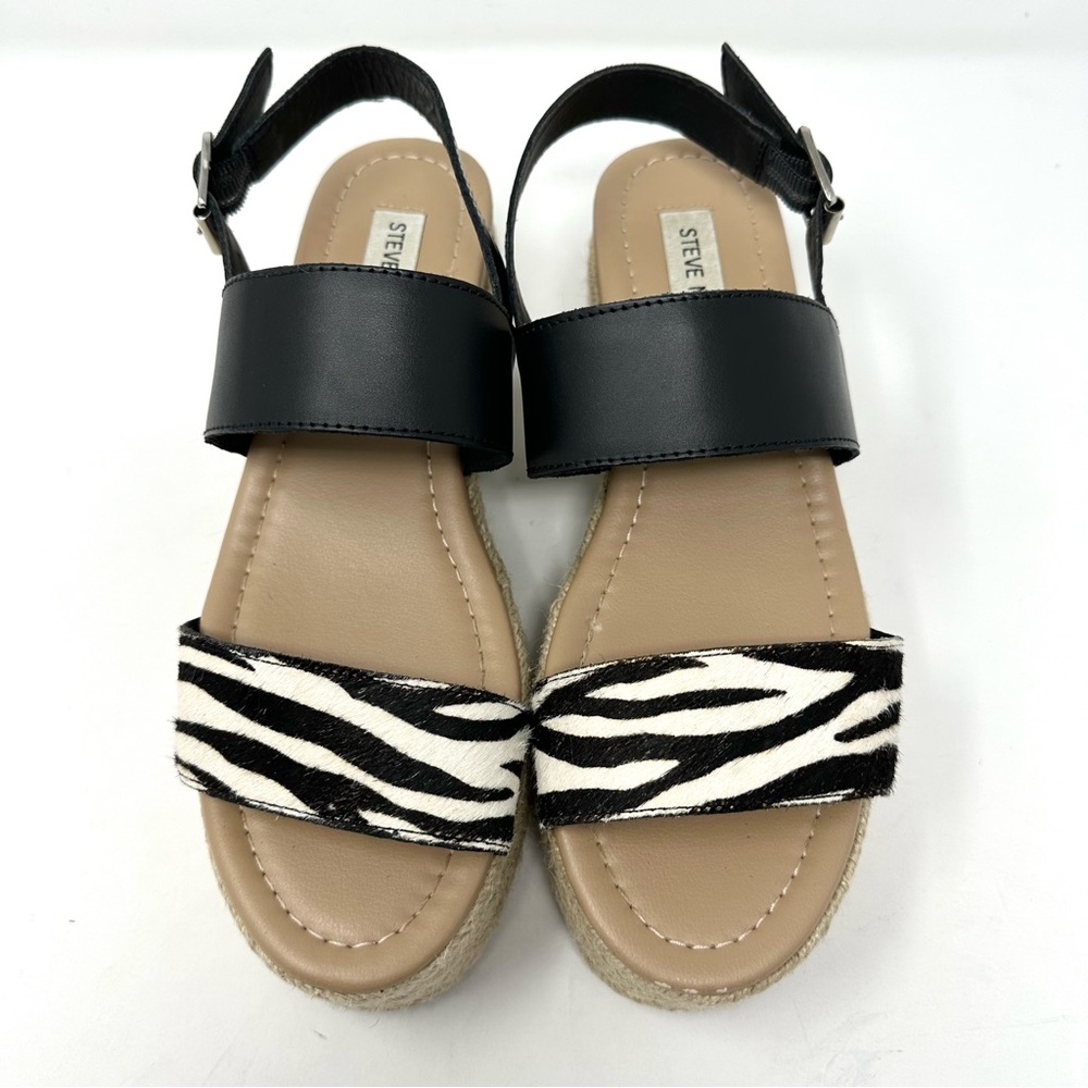 Steve Madden Fifer Women's Leather Platform Sanda… - image 5